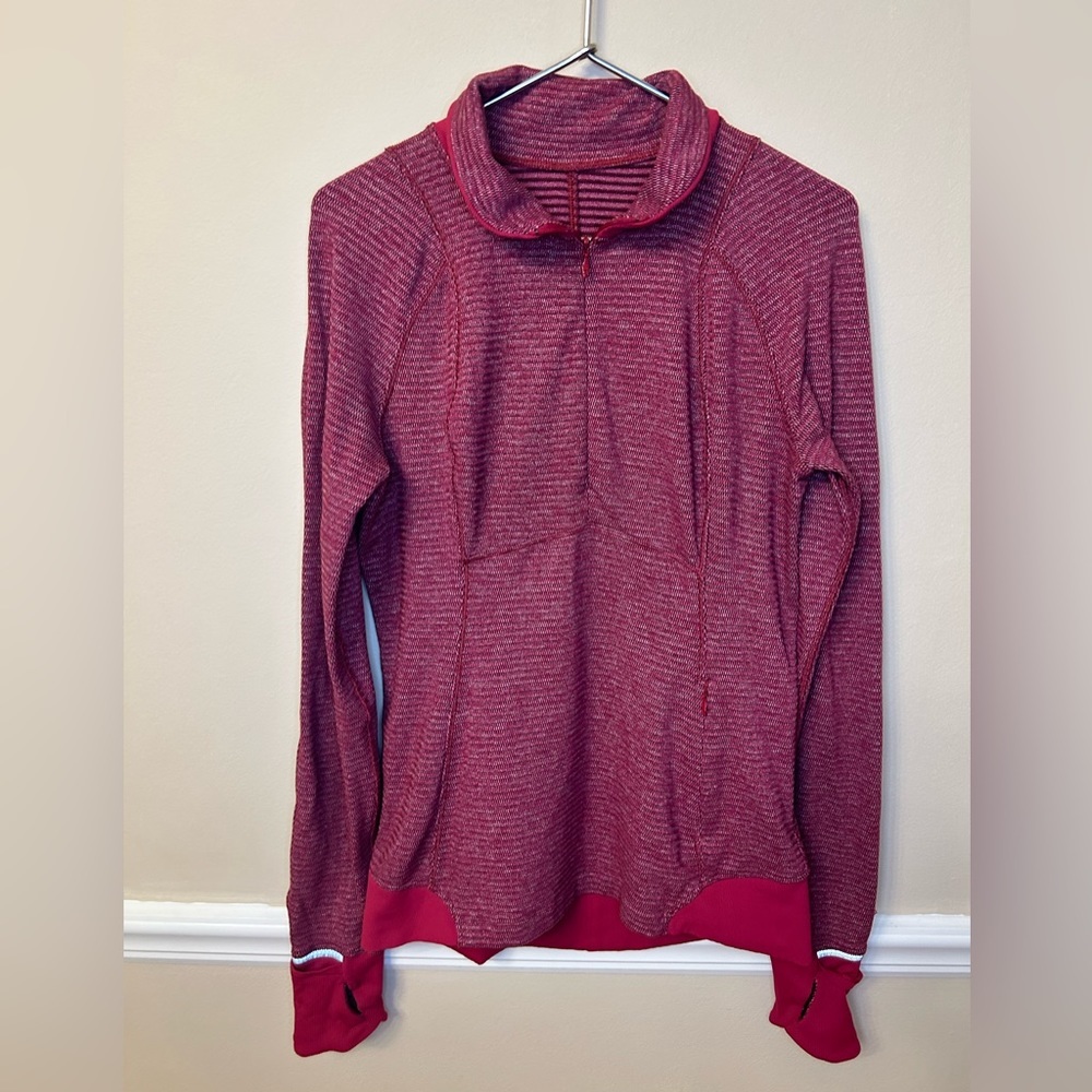 lululemon athletica Red Sweatshirt